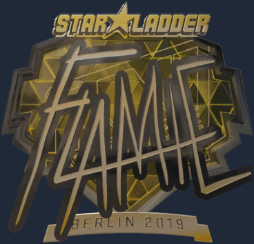 Sticker | flamie (dorada) | Berlín 2019
