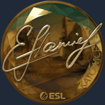 Sticker | flamie (Gold) | Katowice 2019