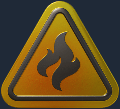 Sticker | Flammable (Foil)