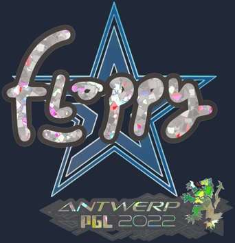 Sticker | floppy (purpurina) | Amberes 2022