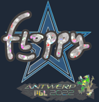 Sticker | floppy (Glitter) | Antwerp 2022