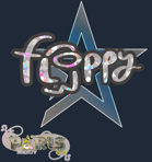 Sticker | floppy (Glitter) | Paris 2023