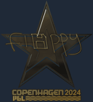 Sticker | floppy (Gold) | Copenhagen 2024