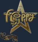 Sticker | floppy (Gold) | Paris 2023