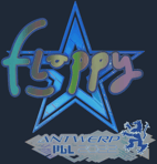 Sticker | floppy (Holo) | Antwerp 2022