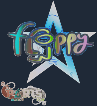 Sticker | floppy (holográfica) | París 2023