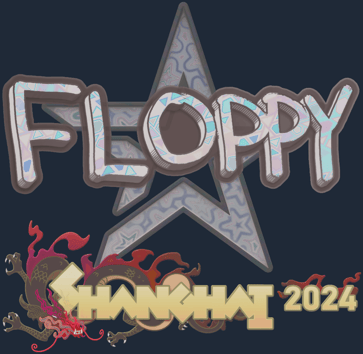 Sticker | floppy (holográfica) | Shanghái 2024