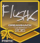 Sticker | flusha | Cluj-Napoca 2015