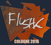 Sticker | flusha | Cologne 2016