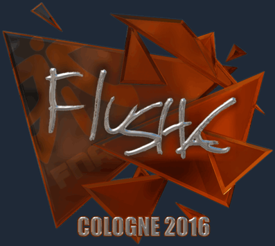 Sticker | flusha (Foil) | Cologne 2016