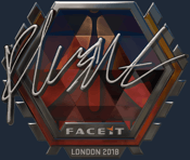 Sticker | flusha (Foil) | London 2018