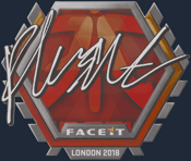 Sticker | flusha | London 2018