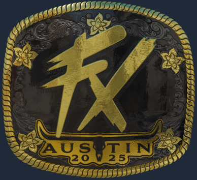 Sticker | Fluxo (dorada) | Austin 2025