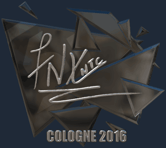 Sticker | fnx (Foil) | Cologne 2016