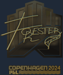 Sticker | Forester (Gold) | Copenhagen 2024