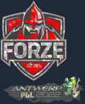 Sticker | forZe eSports (Glitter) | Antwerp 2022