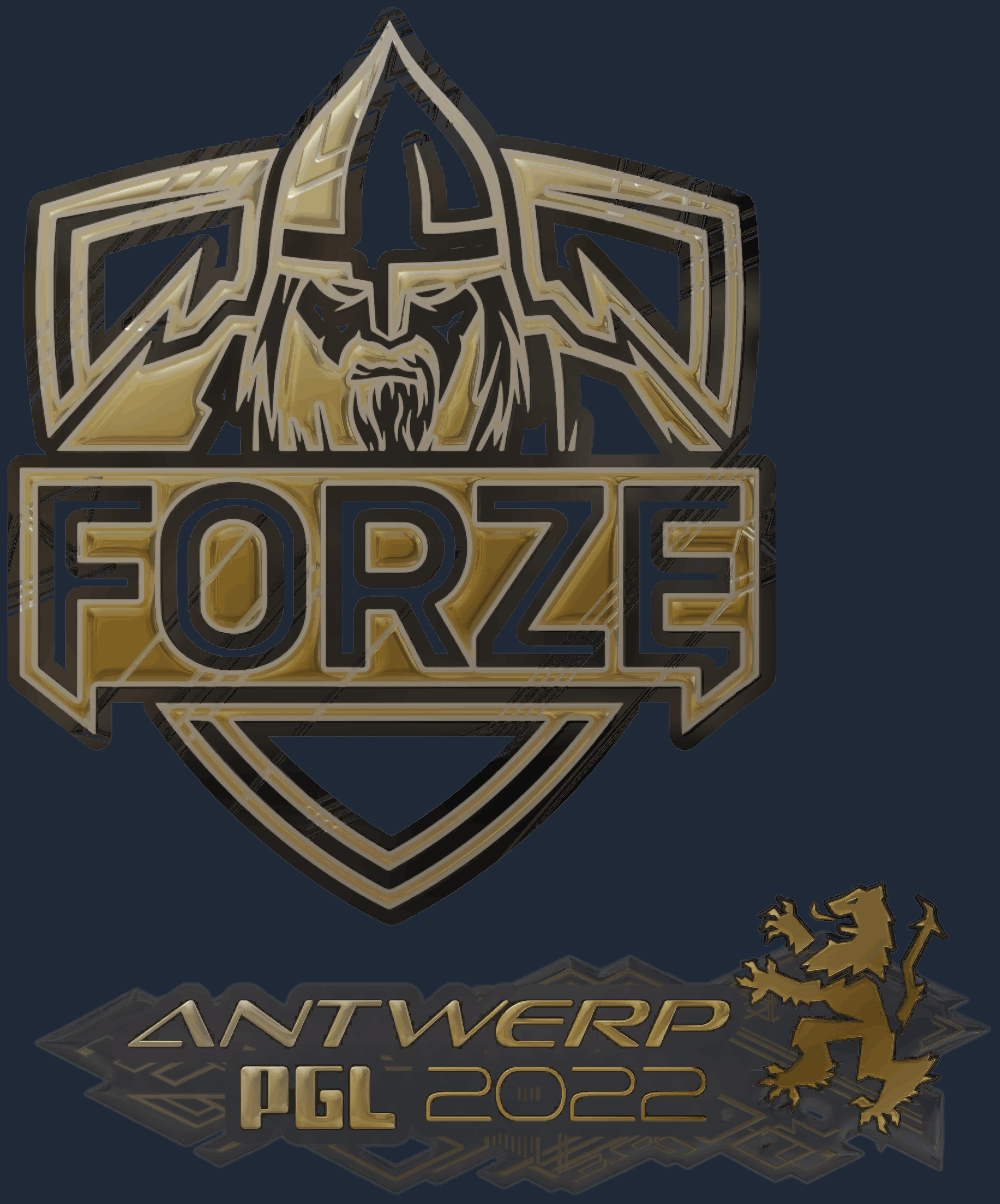 Sticker | forZe eSports (Gold) | Antwerp 2022