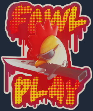 Preview image 2 of Sticker | Fowl Play (ホログラム)