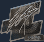 Sticker | fox (Foil) | Atlanta 2017