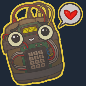 Sticker | Código de amigo/a