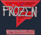 Sticker | frozen (Glitter) | Copenhagen 2024
