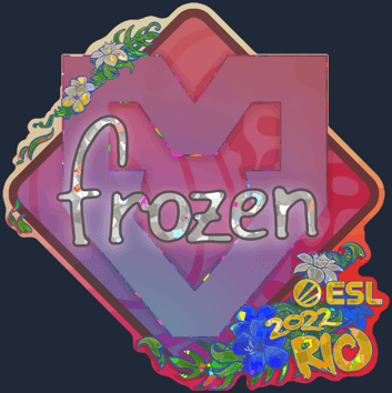 Sticker | frozen (purpurina) | Río 2022
