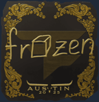 Sticker | frozen (Gold) | Austin 2025