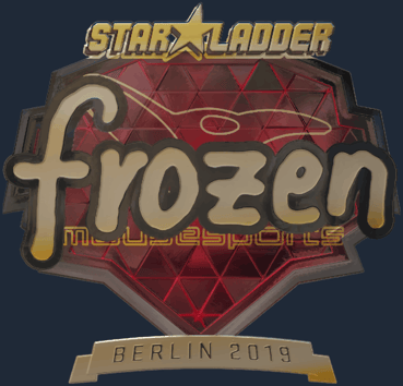 Sticker | frozen (dorada) | Berlín 2019