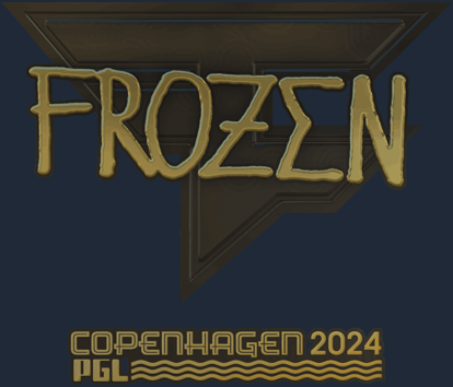 Sticker | frozen (dorada) | Copenhague 2024