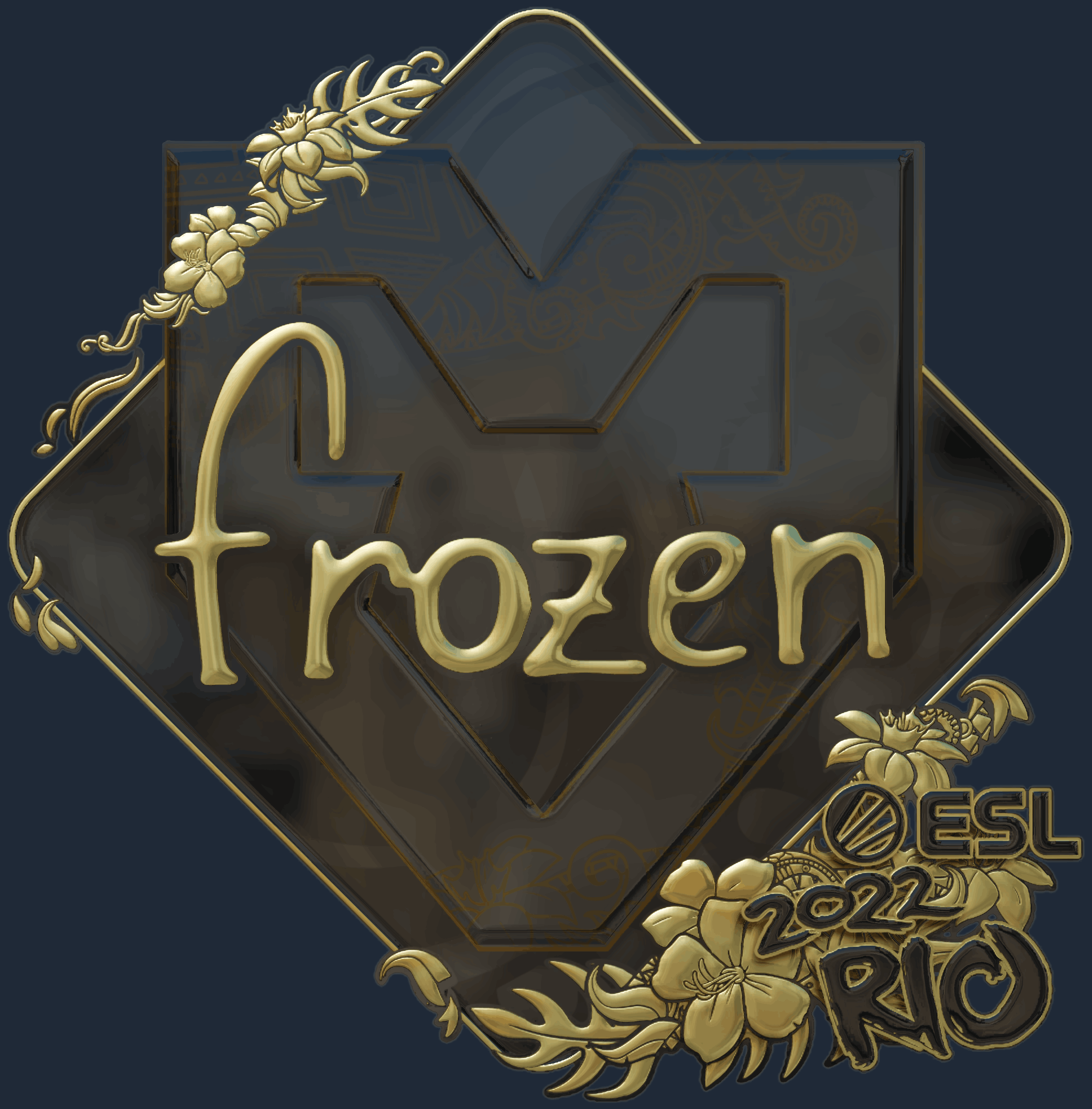 Sticker | frozen (Gold) | Rio 2022