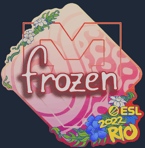 Sticker | frozen | Rio 2022