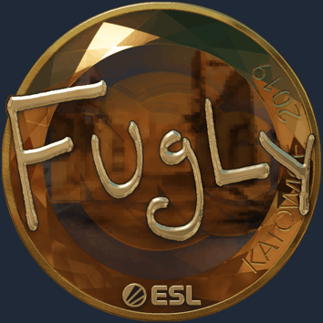 Sticker | FugLy (dorada) | Katowice 2019