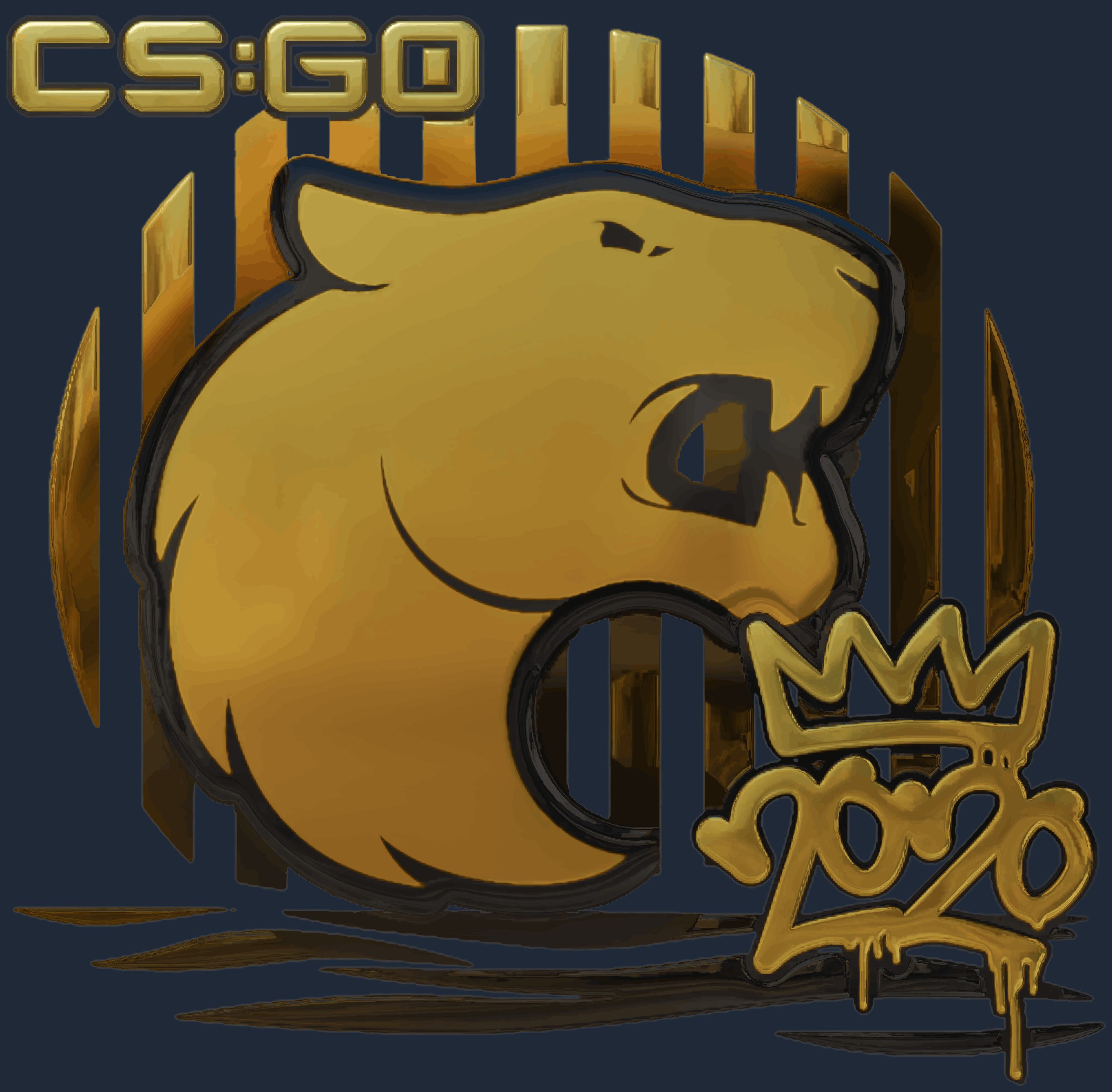 Sticker | FURIA (Gold) | 2020 RMR