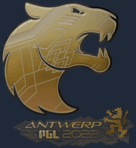 Sticker | FURIA (Gold) | Antwerp 2022