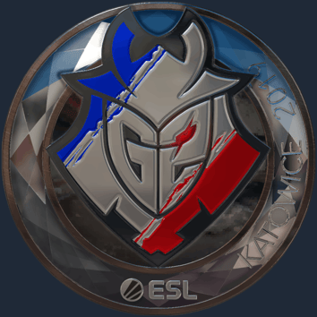 Sticker | G2 Esports (reflectante) | Katowice 2019