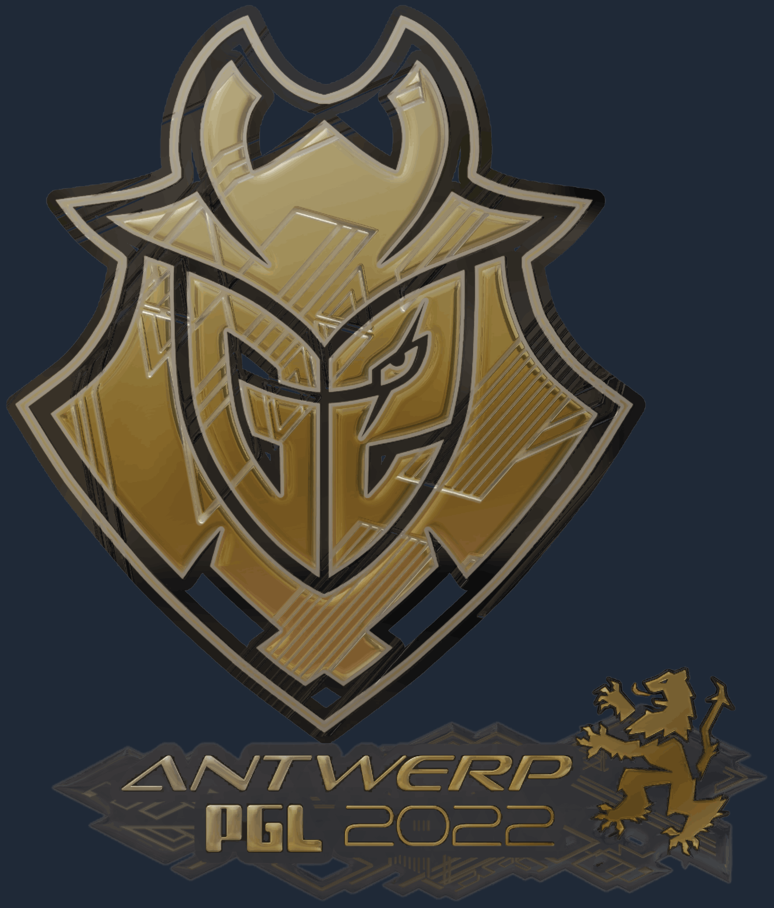 Sticker | G2 Esports (Gold) | Antwerp 2022