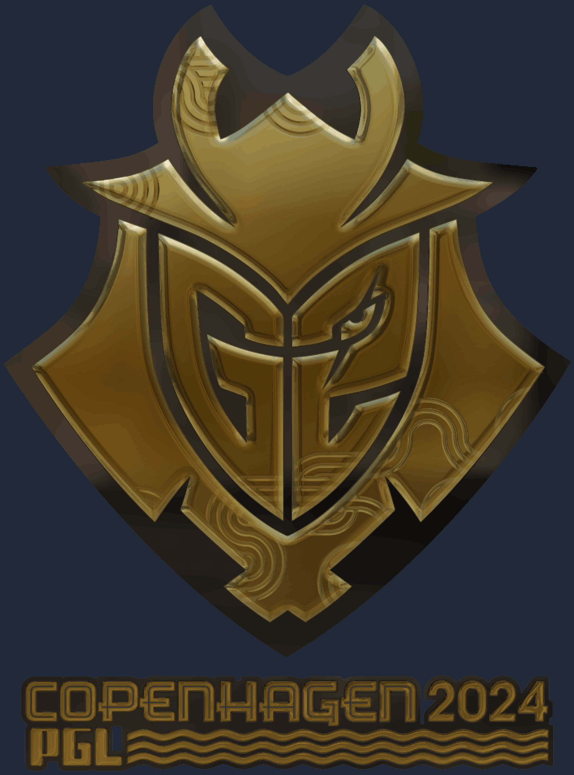 Sticker | G2 Esports (Gold) | Copenhagen 2024
