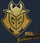 Sticker | G2 Esports (Gold) | Stockholm 2021