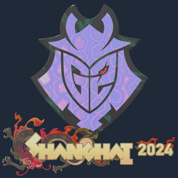 Sticker | G2 Esports (holográfica) | Shanghái 2024