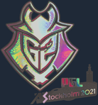 Sticker | G2 Esports (Holo) | Stockholm 2021