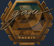 Sticker | gade (Gold) | London 2018