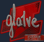 Sticker | gla1ve (Foil) | Atlanta 2017