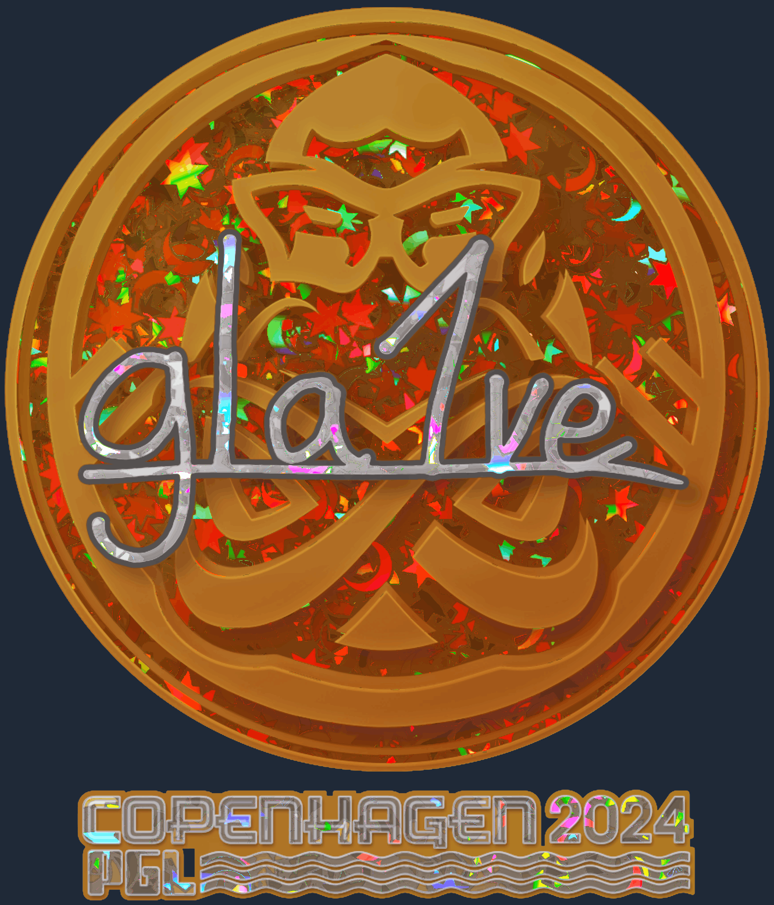 Sticker | gla1ve (Glitter) | Copenhagen 2024