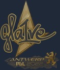Sticker | gla1ve (Gold) | Antwerp 2022 image