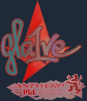 Sticker | gla1ve (holográfica) | Amberes 2022