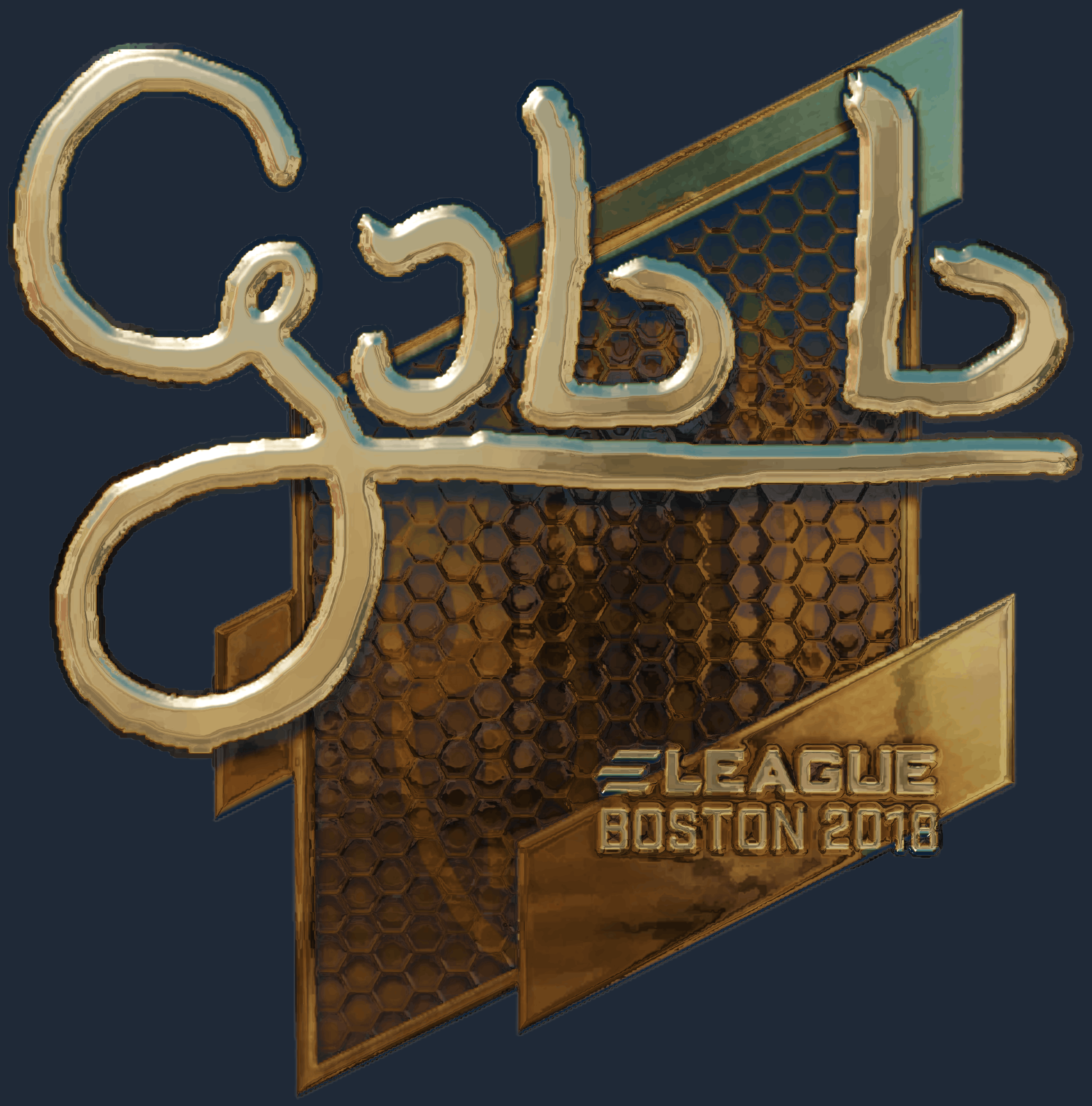 Sticker | gob b (Gold) | Boston 2018