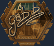 Sticker | gob b (Gold) | London 2018