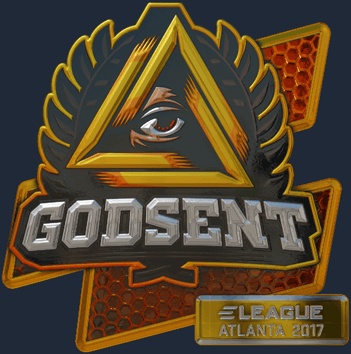 Sticker | GODSENT (reflectante) | Atlanta 2017