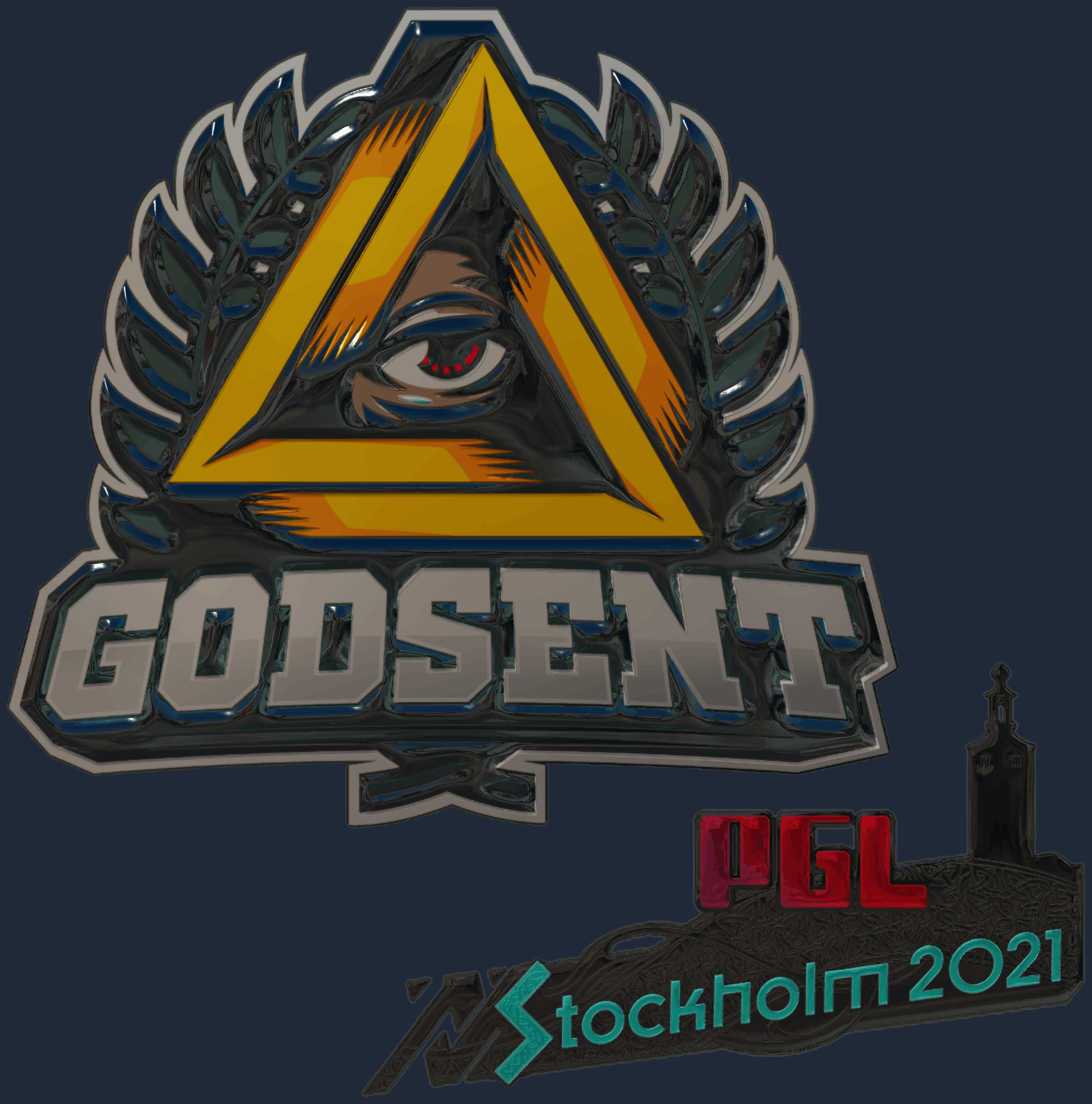 Sticker | GODSENT (Foil) | Stockholm 2021