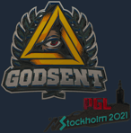 Sticker | GODSENT (Foil) | Stockholm 2021